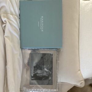 Mariposa Sterling  Silver Beaded Happy Anniversary Frame